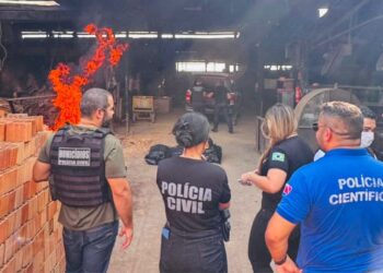 Polícia Civil realiza incineração de entorpecente em Altamira (PA)