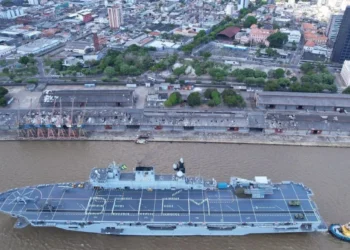 NAM Atlântico dará suporte à estrutura de segurança para a COP30, em novembro • Reprodução: Marinha