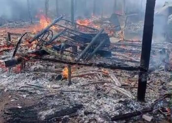 Fogo destrói casa em Porto de Moz (PA); família perde tudo e pede ajuda