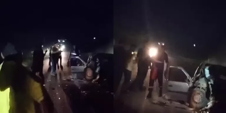 Duas pessoas morrem em colisão entre carro e micro-ônibus na BR-155, em Eldorado do Carajás. (Foto: Redes Sociais)