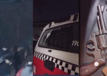 Ataques contra PMs foram registrados em diferentes cidades do Pará. — Foto: Reprodução / TV Liberal