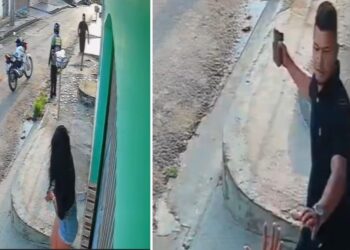 Mulher é espancada pelo ex-companheiro no bairro Beira Rio, em Tucuruí (PA)