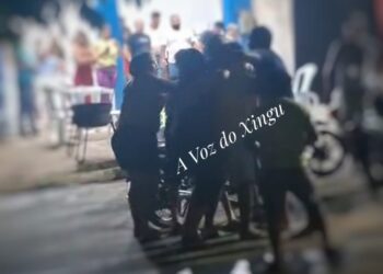 Noite “animada” em Vitória do Xingu termina com pancadaria, atropelamento e… silêncio geral