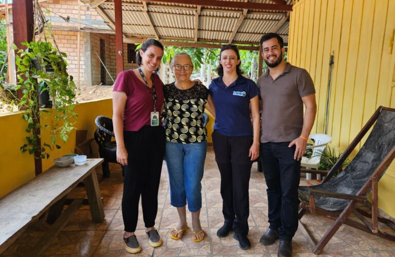 Raphaela Fernandes (Setur/VTX), Jussara Nascimento (Bela Amazônia), professora Livânia Norberta (UFPA) e o secretário de Turismo, Francisco Duarte Júnior.