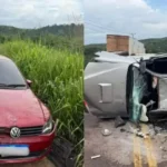 Mulher morre e cinco pessoas ficam feridas em colisão entre quatro veículos em Parauapebas