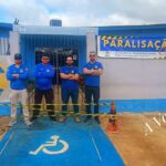 Paralisação dos peritos oficiais atinge IML de Altamira, que amanhece com faixa de “Paralisação Geral”