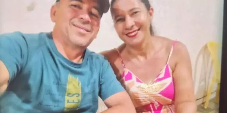 A imagem em destaque mostra o suspeito (à esquerda) e a vítima (à direita). (Foto: Reprodução | Redes sociais)