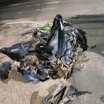 Motociclista fica ferido em colisão no centro de Vitória do Xingu