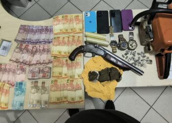 Quadrilha presa em flagrante por associação e tráfico de drogas, em Mosqueiro