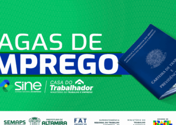 Confira as vagas de emprego disponíveis no Sine Altamira nesta segunda-feira, 5 de janeiro