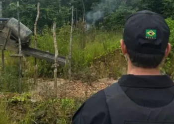 Cinco garimpos ilegais são desativados na Terra Indígena Trincheira-Bacajá, no sudoeste paraense. (Foto: Polícia Federal)