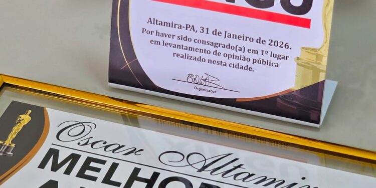 “Oscar Altamirense 2025” homenageia empresas, personalidades e destaca o portal A Voz do Xingu