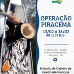 Operação Piracema inicia em Altamira com emissão da nova identidade para pescadores artesanais