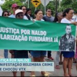 VÍDEO: População de Vitória do Xingu realiza manifestação e cobra justiça pela morte de Edinaldo Palheta