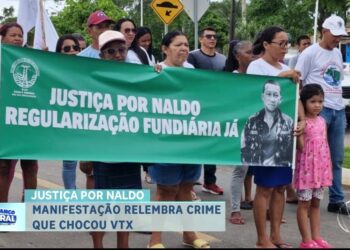 VÍDEO: População de Vitória do Xingu realiza manifestação e cobra justiça pela morte de Edinaldo Palheta