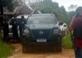 A Polícia Militar foi acionada logo após o crime e realizou buscas em áreas de vegetação próximas, onde havia suspeita de que os autores do crime estivessem escondidos (Foto: Reprodução das Redes Sociais)