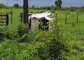 Caminhonete com deputado paraense capota em rodovia nas proximidades de São João de Pirabas. (Reprodução)