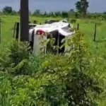 Caminhonete com o deputado federal Antônio Doido capota na PA-324, no nordeste do Pará