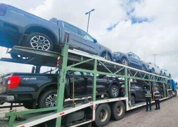 Sefa apreende 15 caminhonetes em Cachoeira do Piriá