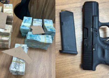 Trio é preso ao sacar R$ 500 mil em agência de Belém. PF investiga lavagem de dinheiro. — Foto: Reprodução / PF