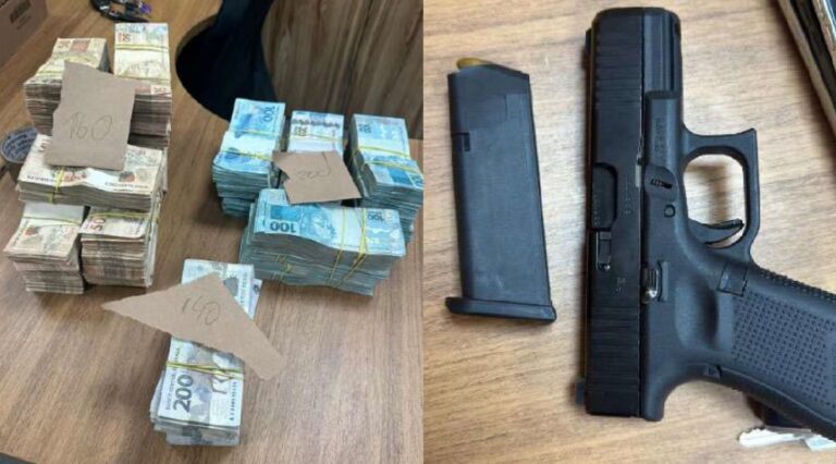 Trio é preso ao sacar R$ 500 mil em agência de Belém. PF investiga lavagem de dinheiro. — Foto: Reprodução / PF