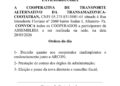 Edital de Convocação: Cooperativa de Transporte Alternativo da Transamazônica – COOTATRAN