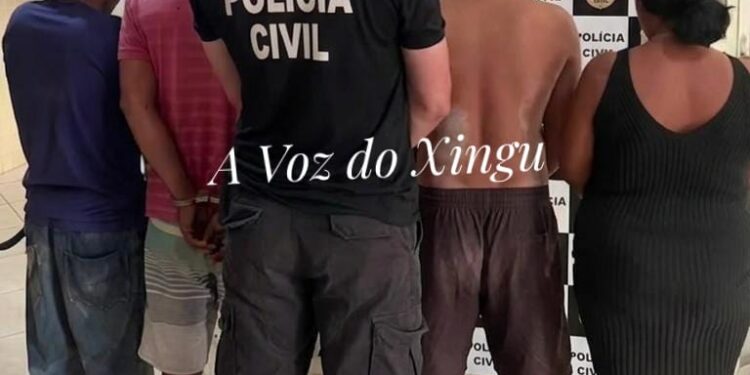 Em Senador José Porfírio, quatro pessoas da mesma família são presas acusadas de estupro coletivo