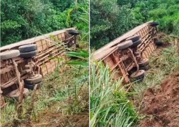 Homem morre após ônibus capotar na PA-279, em Tucumã