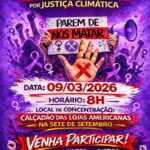 Marcha em defesa da vida das mulheres será realizada nesta segunda-feira em Altamira