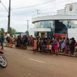 Mulheres indígenas ocupam prédio da Funai em Altamira, no PA, contra licença da Belo Sun no Xingu