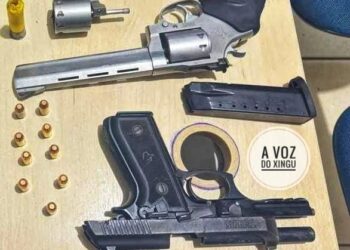 PM apreende armas e munições após denúncia; suspeito foge na zona rural de Uruará (PA)