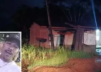 A imagem em destaque mostra o suspeito e o local onde o confronto com os militares aconteceu. (Foto: Rede Sociais)