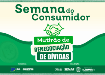 Mutirão de renegociação de dívidas será realizado entre os dias 16 e 19 de março.