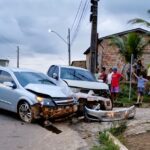 VÍDEO: Veículos colidem no Ramal Água Boa, na zona rural de Vitória do Xingu (PA)