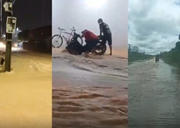Municípios do Pará enfrentam alagamentos e transtornos após fortes chuvas — Foto: Redes Sociais
