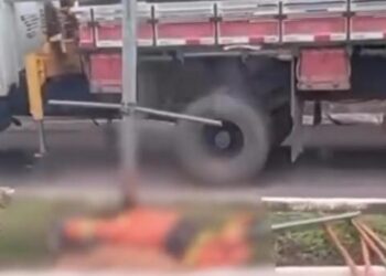 fonte Jhonatan Oliveira morreu no local sem chance de ser socorrido após sofrer descarga elétrica, em Breu Branco. (Reprodução Redes Sociais)