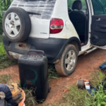 Suspeitos trocam tiros com a PM e abandonam veículo após assalto com refém no sul do Pará