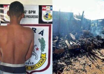 Alexandre Sousa Pereira, de 31 anos, foi preso por colocar fogo na casa da ex-esposa. (Reprodução Redes Sociais)