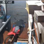 Câmera flagra suspeito furtando estabelecimento no km 140 da Transamazônica, em Uruará