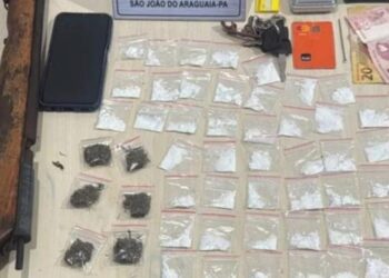 Suspeito de tráfico é preso com drogas, arma caseira e ‘laboratório’ no sudeste do Pará. (Foto: redes sociais)