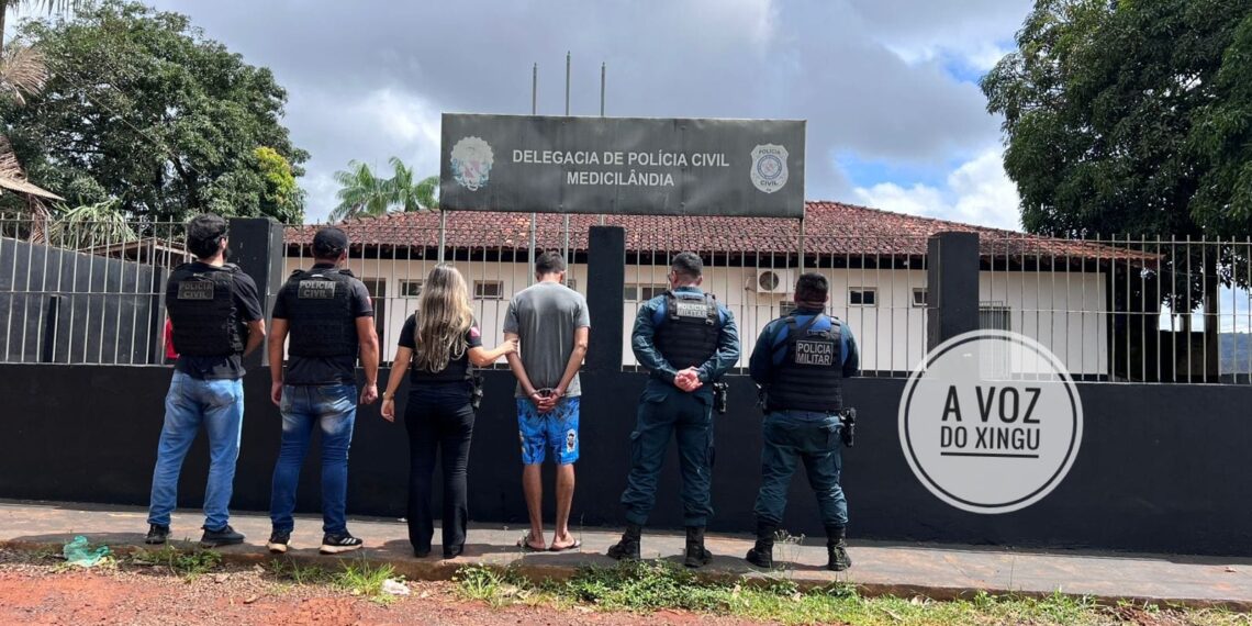 PM e Polícia Civil prendem homem por agredir a própria irmã e apreendem arma de fogo em Medicilândia