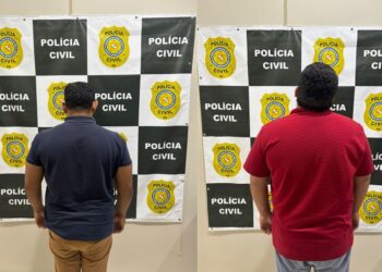 Suspeitos de golpes em pacotes de viagem foram presos em Belém — Foto: Polícia Civil PA/Divulgação