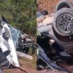 Colisão entre carros deixa dois mortos e quatro feridos na PA-256, em Ipixuna do Pará