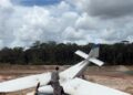 fonte Avião caiu ainda pela manhã (Foto: Reprodução | Redes sociais)