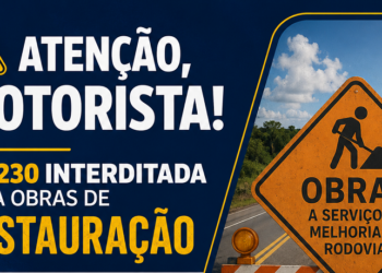 DNIT anuncia interdição total da ponte sobre o Rio Pedrão na BR-230 entre Uruará e Placas