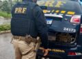 PRF prende dois foragidos da Justiça durante fiscalização em ônibus no Pará. (Divulgação/ PRF)
