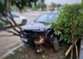 VÍDEO: Carro desgovernado sobe na calçada e colide contra árvore em Vitória do Xingu (PA)