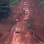 VÍDEO: Carreta derrapa na BR-230, atinge carro e deixa feridos em Medicilândia