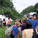 Ônibus sai da pista e tomba na PA-151; ninguém morreu