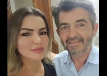Morre mulher baleada por ex-marido, vereador de Ourilândia do Norte. A imagem mostra a mulher que foi morta e o ex-marido, que fez os disparos e depois morreu ao atirar contra si mesmo. (Foto: Redes Sociais)